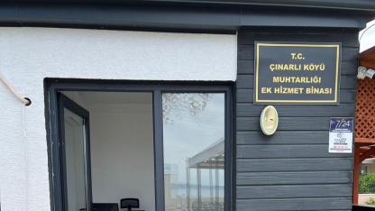 Çınarlı Köyü Muhtarlığı ek hizmet binası açıldı