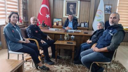 AFAD ekibinden Başkan Atalay'a ziyaret