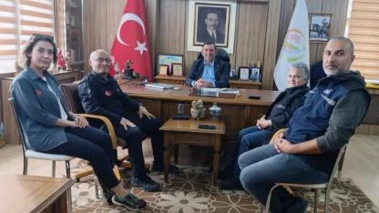 AFAD ekibinden Başkan Atalay'a ziyaret
