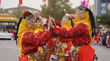 Çan'da Cumhuriyet coşkusu meydanlara taştı