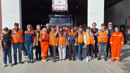 Mahalle Afet Gönüllüleri'ne İtfaiye'den Yangın Eğitimi