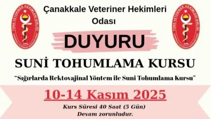 Suni Tohumlama Kursu başvuruları başladı