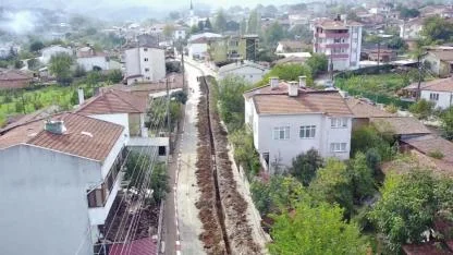 Terzialan’da doğalgaz çalışmaları sürüyor