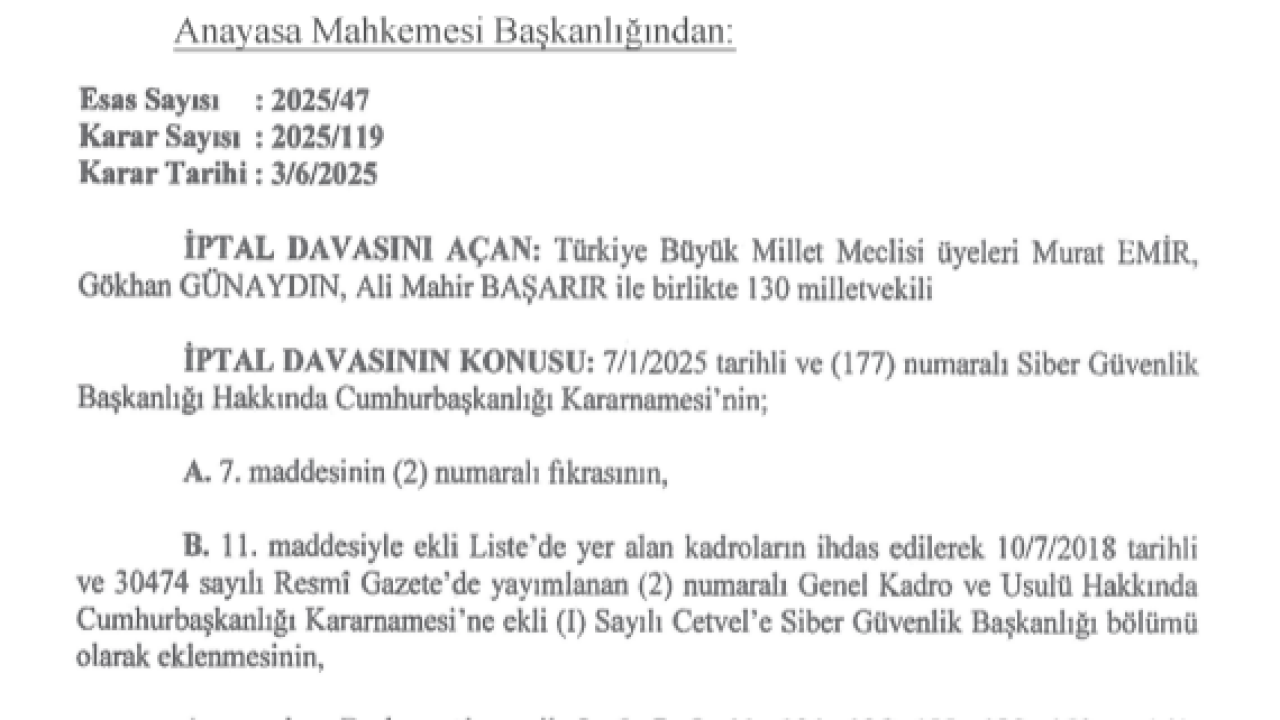 Türkiye&#039;nin Gündemine Bomba Gibi Düşen Karar: Siber Güvenlik Başkanlığı&#039;nın Gizemli Yetkileri Tartışma Konusu Oldu!