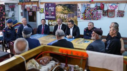 Vali Toraman Biga’da Yoğun Ziyaretlerde Bulundu