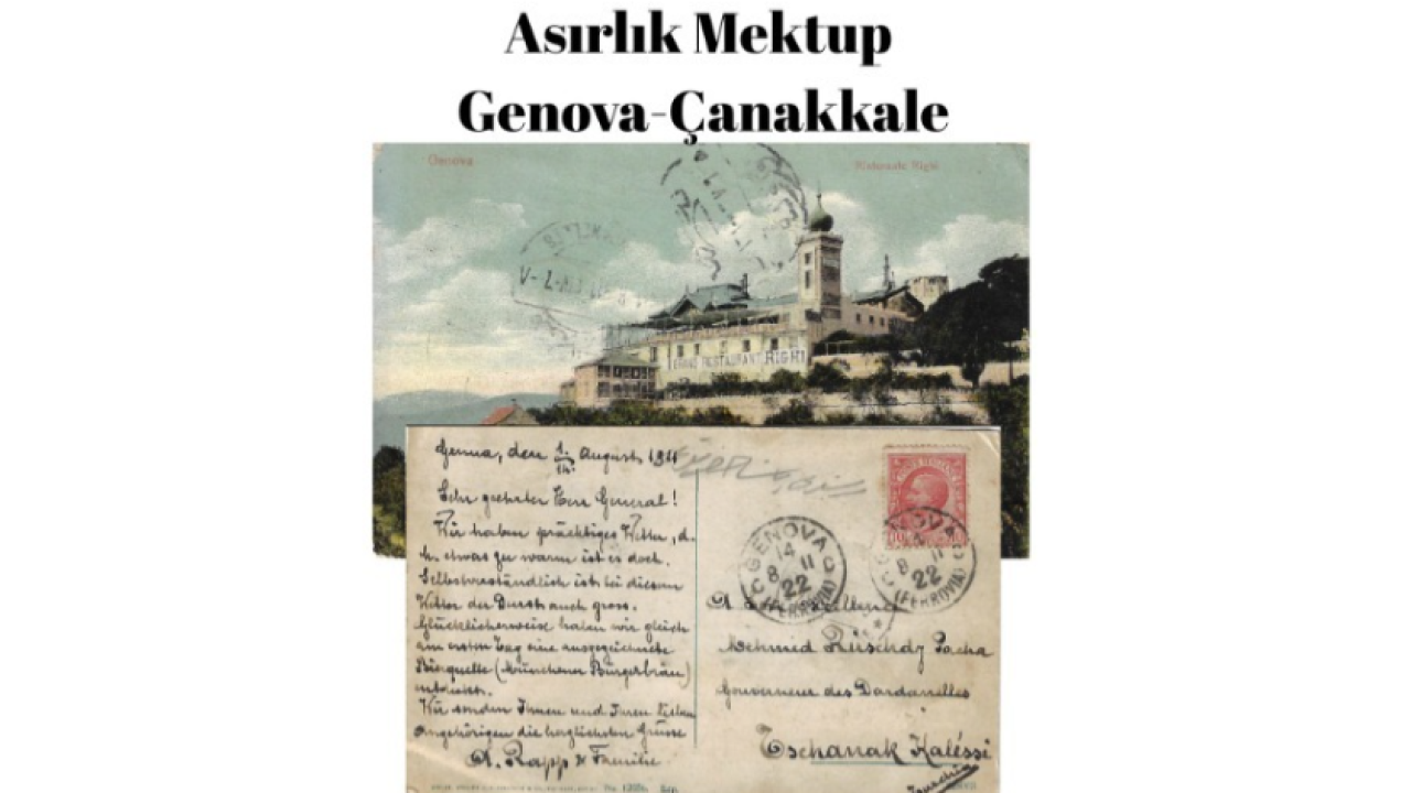 1 Ağustos 1914, Çanakkale’ye Ulaşan Asırlık Mektup