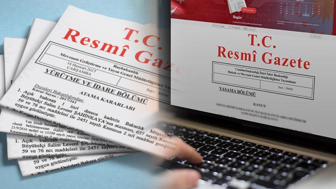 22 Kasım 2025 Tarihli ve 33085 Sayılı Resmî Gazete Yayınlahndı