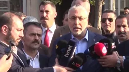 Bakan Işıkhan: "Patlamada 6 emekçi kardeşimiz hayatını kaybetmiş, 7 kardeşimiz de yaralanmıştır"