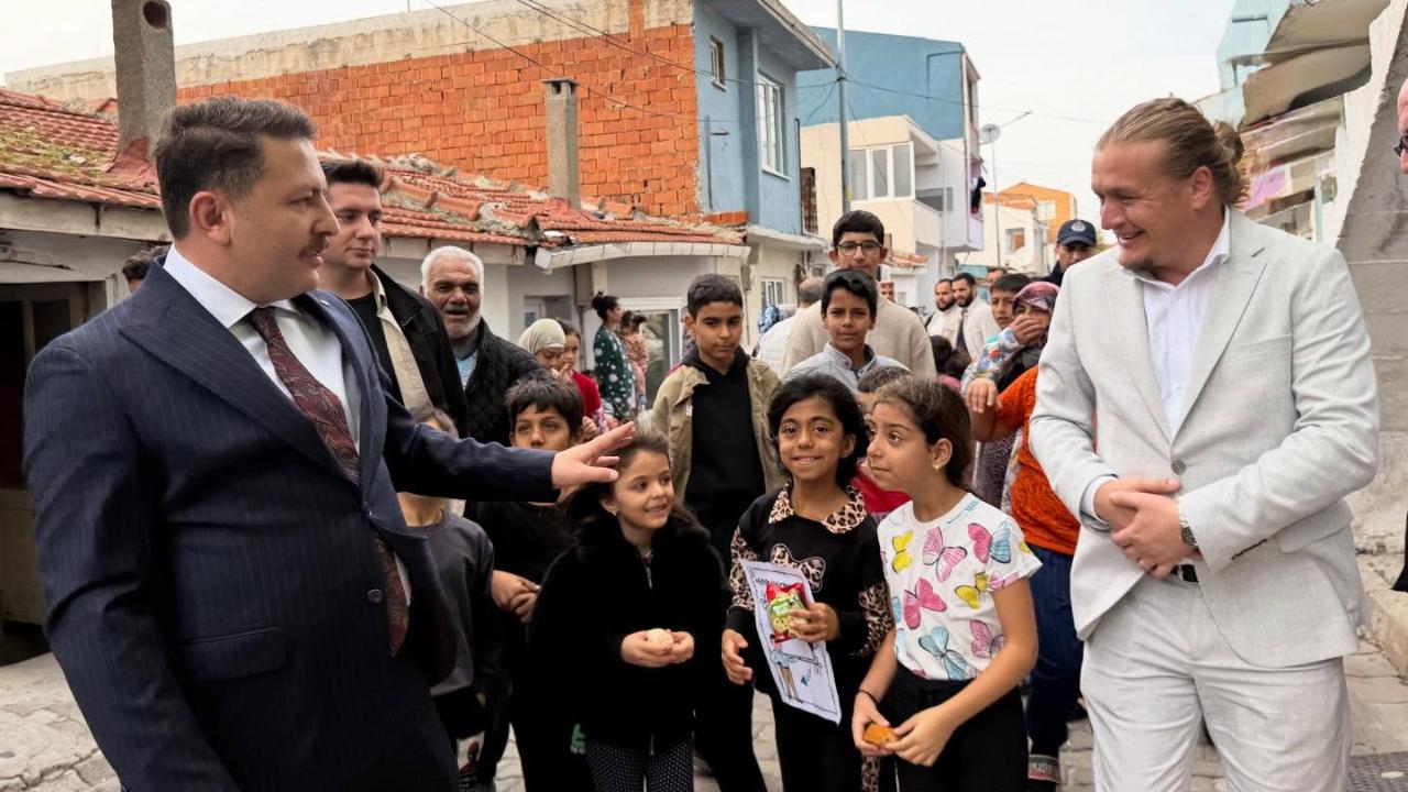 Başkan Öztürk ve Kaymakam Ekinci&#039;den Şen Mahallesi&#039;ne ziyaret