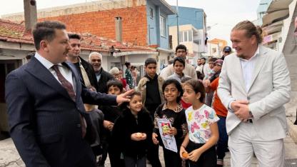 Başkan Öztürk ve Kaymakam Ekinci'den Şen Mahallesi'ne ziyaret