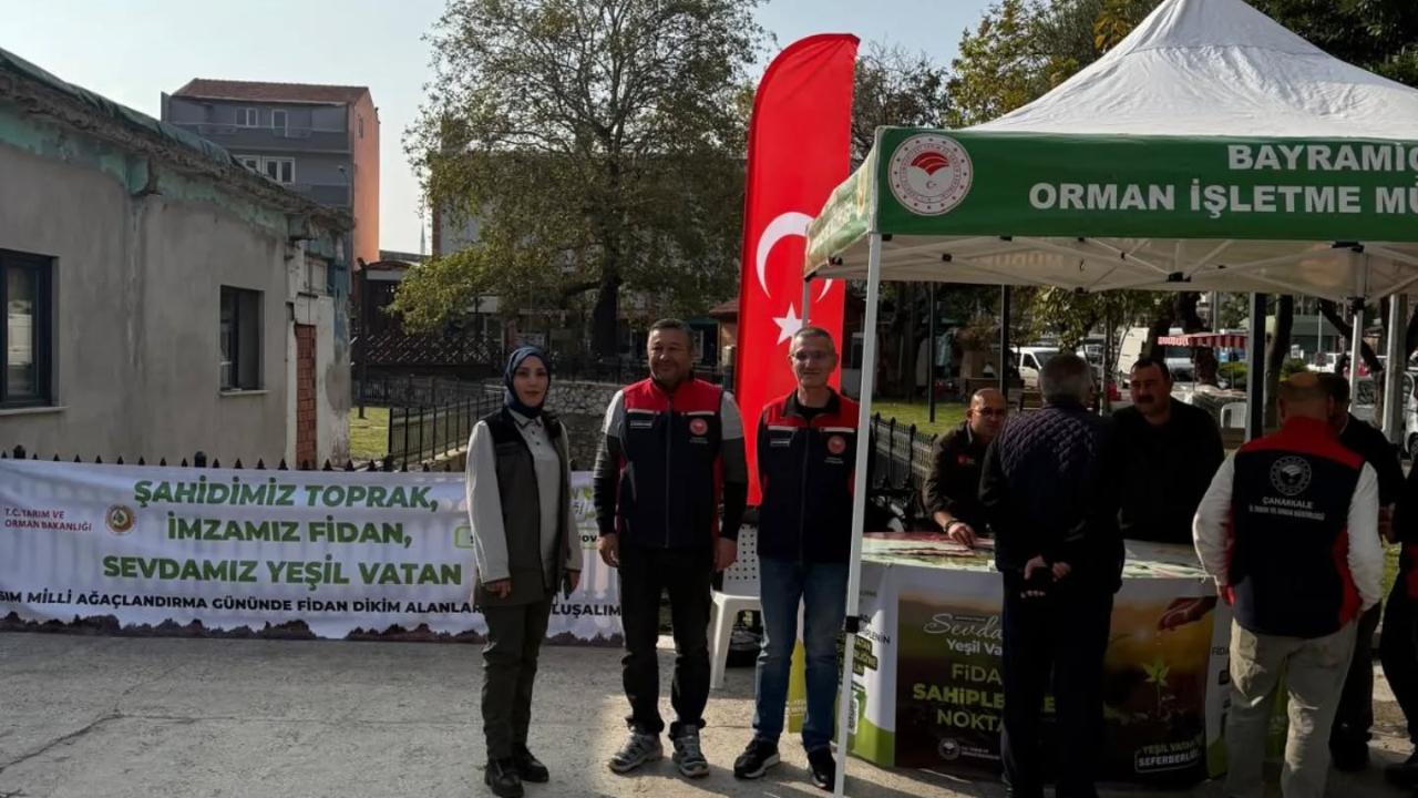 Bayramiç&#039;te Yeşil Vatan için El Ele çağrısı