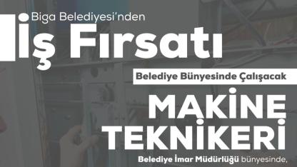 Biga Belediyesi'nin Teknik Ekibine Katılın! İşte Aranan Makine Teknikeri Nitelikleri