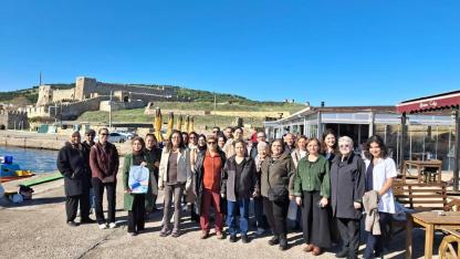 Bozcaada diyabet için yürüdü