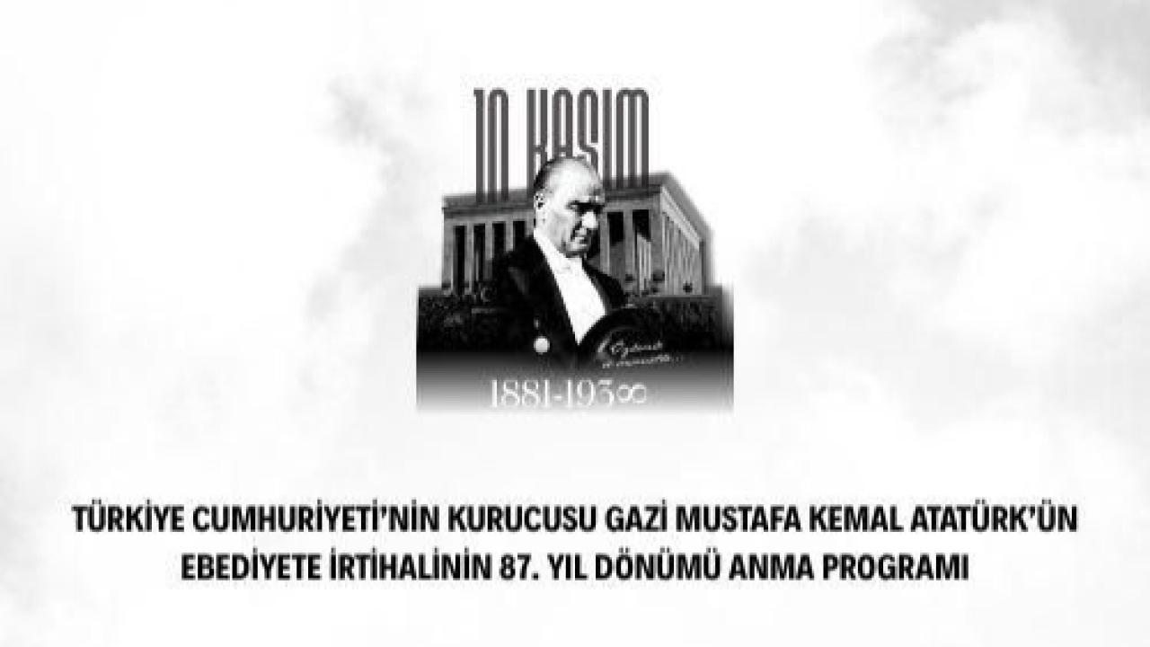 Çanakkale&#039;de 10 Kasım Atatürk&#039;ü Anma Programı Belli Oldu