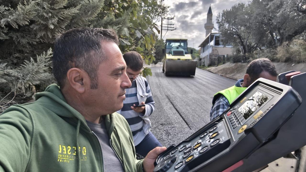 Çınarlı Köyü Yolu Artık Daha Kaliteli! BSK Asfalt Dökülüyor!