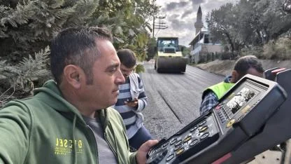 Çınarlı Köyü Yolu Artık Daha Kaliteli! BSK Asfalt Dökülüyor!