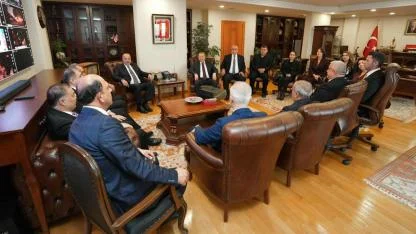 ÇTSO ve ÇTB Heyetinden RTÜK Başkanı Mehmet Daniş'e Hayırlı Olsun Ziyareti