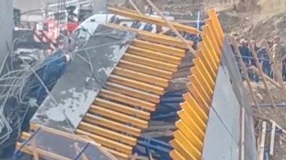 Diyarbakır'da inşaatı devam eden köprü çöktü: 3 ölü, 2 yaralı