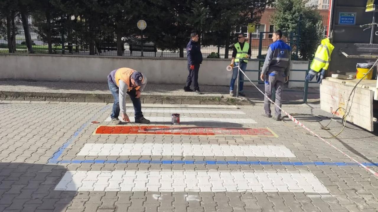 Eceabat&#039;ta yaya geçitleri yenilendi