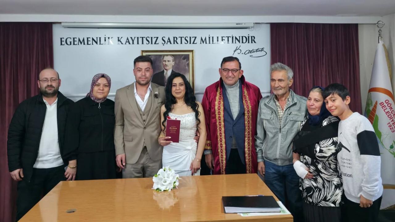 Gökçeada Belediyesi’nden çiftlere doğa dostu nikah hatırası