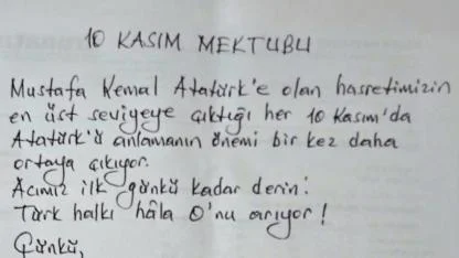 Mehmet Öngen'in 10 Kasım Mektubu Cuma hutbelerine taşınıyor