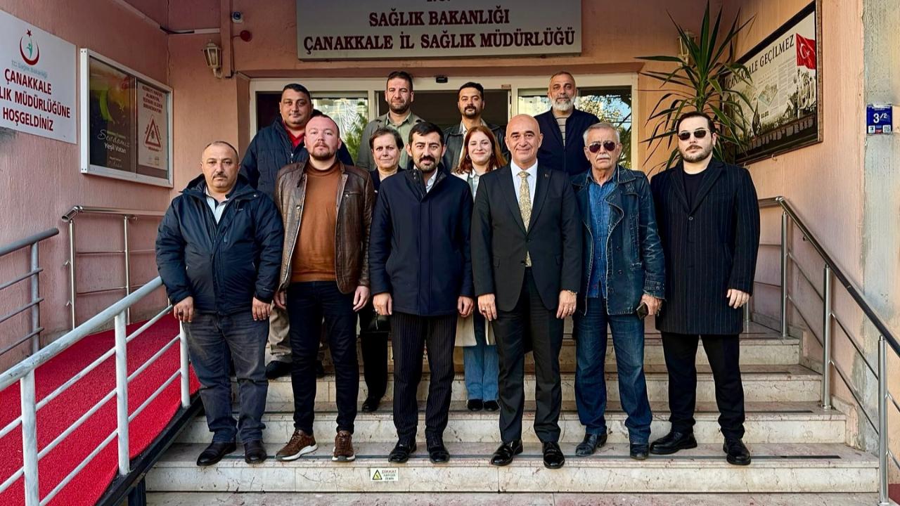 MHP Çanakkale İl Başkanı İmamoğlu'ndan Sağlık Müdürü'ne Kritik Ziyaret! "Sağlık Altyapısı Güçlendirilecek" Mesajı!