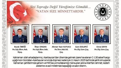 Gürcistan-Azerbaycan Sınırında Düşen Kargo Uçağında 20 Askerimiz Şehit Oldu