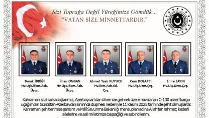 Gürcistan-Azerbaycan sınırında düşen kargo uçağında 20 asker şehit oldu