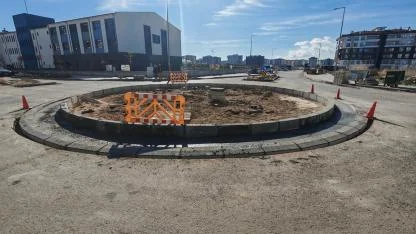 Çanakkale Belediyesi'nden Barış Mahallesi'nde kavşak düzenlemesi