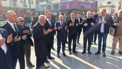 Bülent Turan, Balıkesir'de şehit cenazesine katıldı