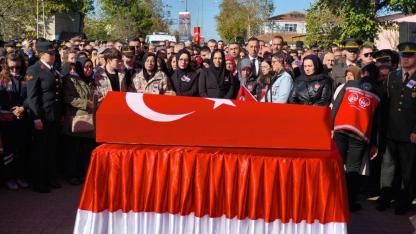 Tekirdağlı şehit  İlker Aykut son yolculuğuna uğurlandı