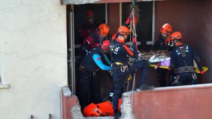 Böyle tatbikat görülmedi: Rollerine kendilerini kaptırıp bağırmaya başladı