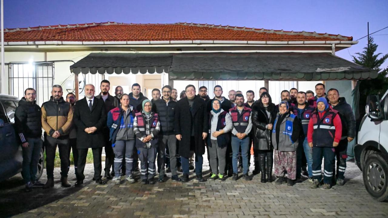 Başkan Muharrem Erkek, kentteki çalışmaları inceledi