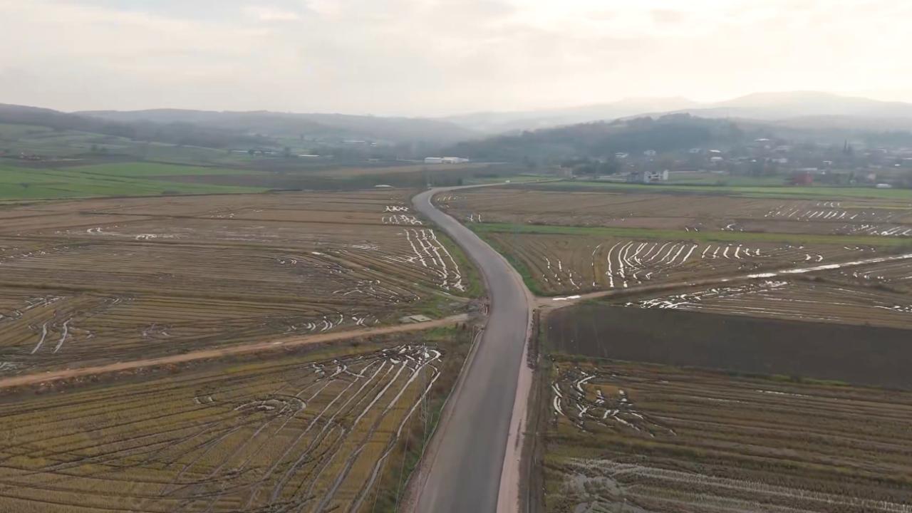 Biga'da 43 kilometrelik asfalt yol çalışması tamamlandı