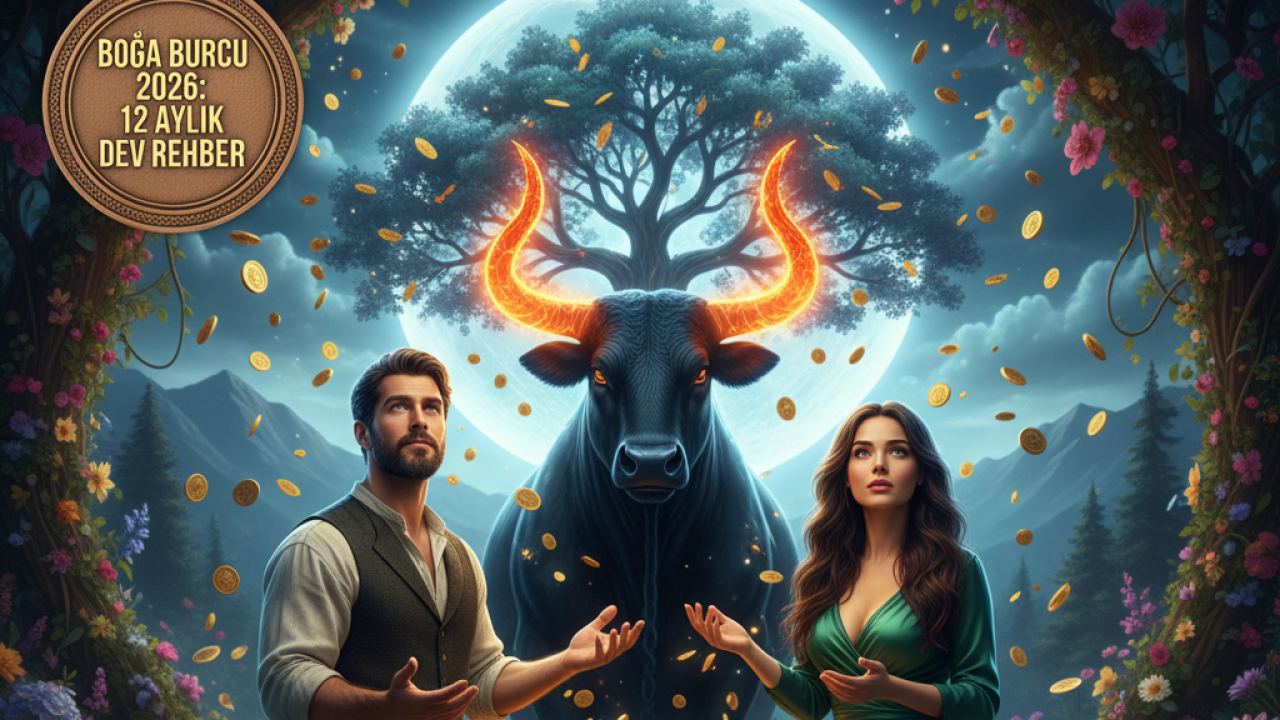 Boğa Burcu 2026'nın 12 Aylık Yorumu: Cüzdanınız Dolacak mı? İşte Para ve Aşk İçin En Şanslı Aylar
