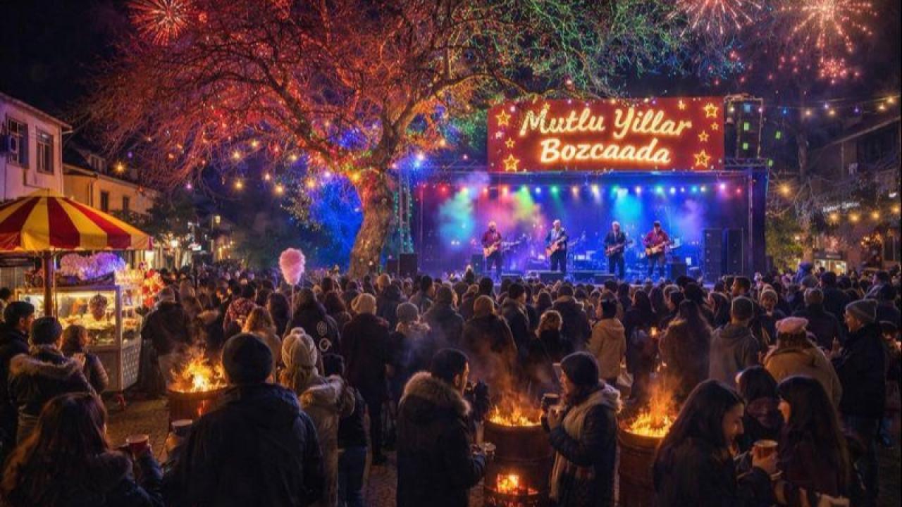 Bozcaada’da yılbaşı coşkusu Çınar Çarşı Meydanı’nda yaşanacak
