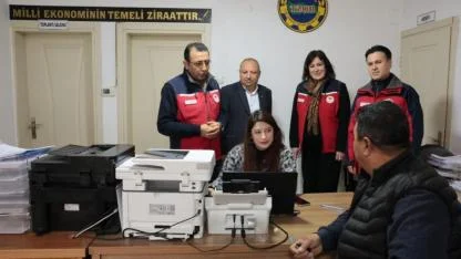 Çan Ziraat Odası’nda Önemli Ziyaret: Müdür Demirhan ve Başkan Şahin Üretici İçin Bir Arada!