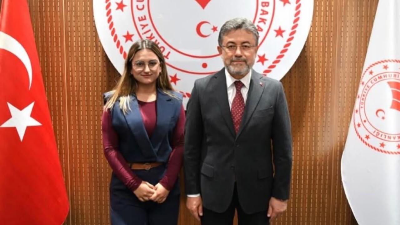 Çanakkale İl Temsilcisi Nida Selci, Bakan Yumaklı ile bir araya geldi