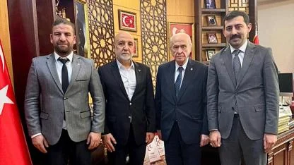 Çanakkale MHP’den Lider Ziyareti! Hakan İmamoğlu, Devlet Bahçeli'ye 'Terörsüz Türkiye' Çalışmalarını Sundu
