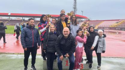 Çanakkale’de Atatürk Koşusu’nda Gazi Ortaokulu Şampiyonluk Kürsüsünde!