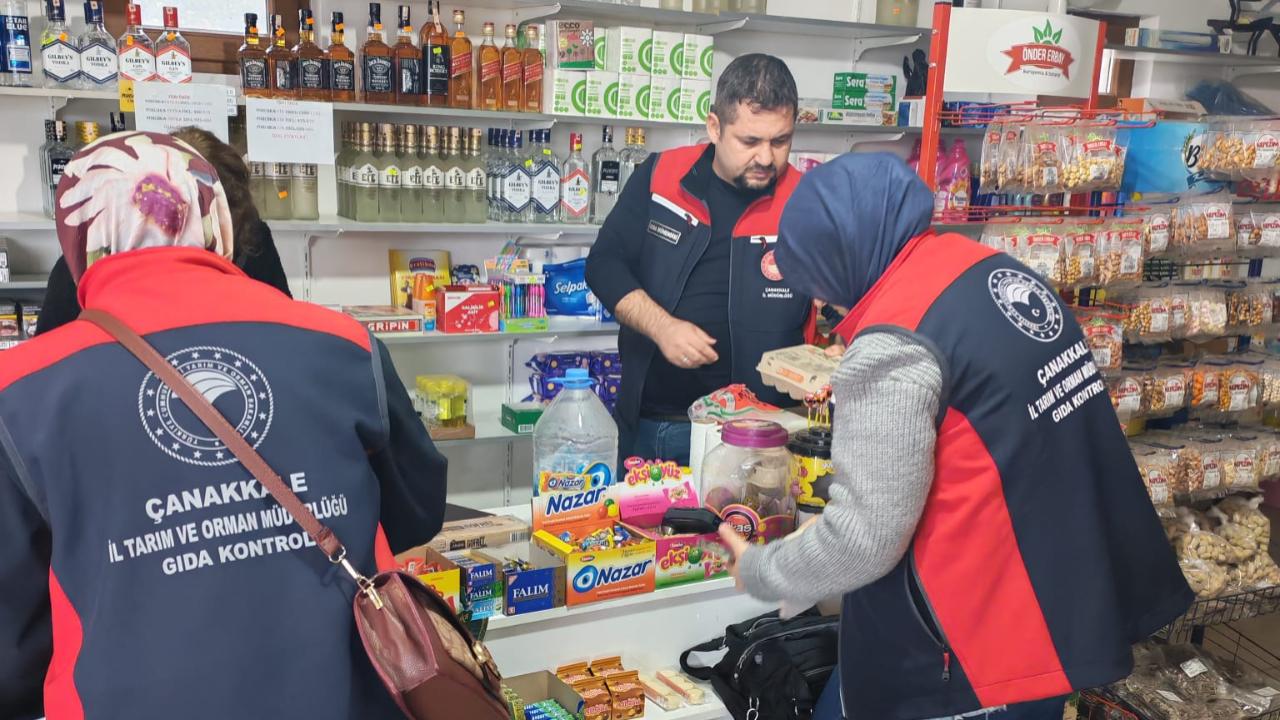 Çanakkale’de yılbaşı öncesi gıda denetimleri