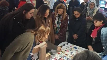 CHP’li kadınlar Biga’da Hanımeli Yeni Yıl Festivali açılışında