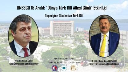 ÇOMÜ’de "Geçmişten Günümüze Türk Dili" Paneli