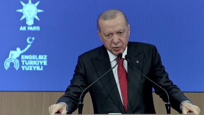 Cumhurbaşkanı Recep Tayyip Erdoğan, AK Parti Kongre Merkezi'nde, Engelsiz Türkiye Yüzyılı Dünya Engelliler Günü Buluşması'nda konuşuyor/CANLI