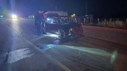 Ezine-Bayramiç yolunda kaza! 3 kişi yaralandı