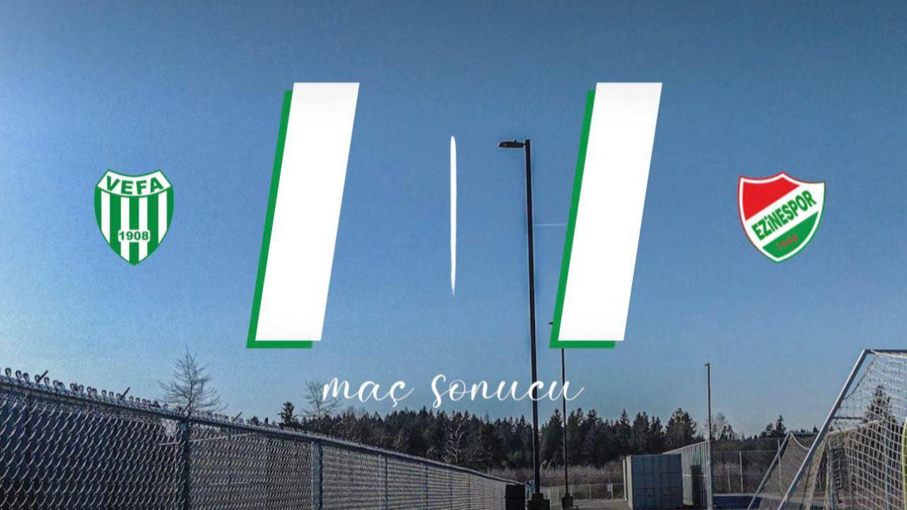 Ezinespor Deplasmandan 1 Puan İle Döndü Karşılaşma 1-1 Berabere Bitti