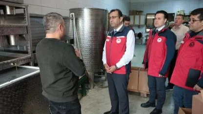 Geyikli’de Zeytin ve Zeytinyağı Tesislerine Ziyaret