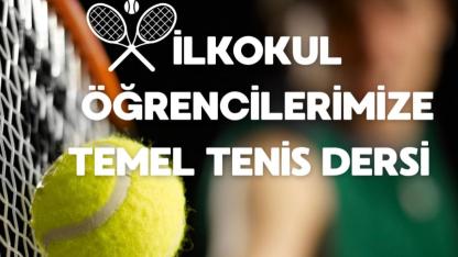 Gökçeada Halk Eğitimi Merkezi'nden İlkokul Öğrencilerine Temel Tenis Eğitimi