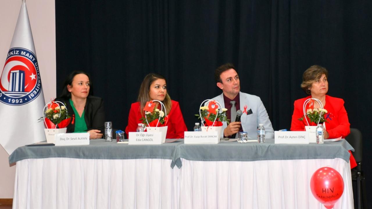 HIV/AIDS Hakkında Üç Uzmandan Kapsamlı Bilgilendirme! ÇOMÜ Bilim Yuvası Misyonunu Yerine Getirdi!