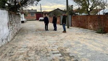 Kaymakam Nebioğlu Sahada! Çan’da Köy Yollarına Dev Parke Taşı Yatırımı: İşte İncelenen O Üç Köy!